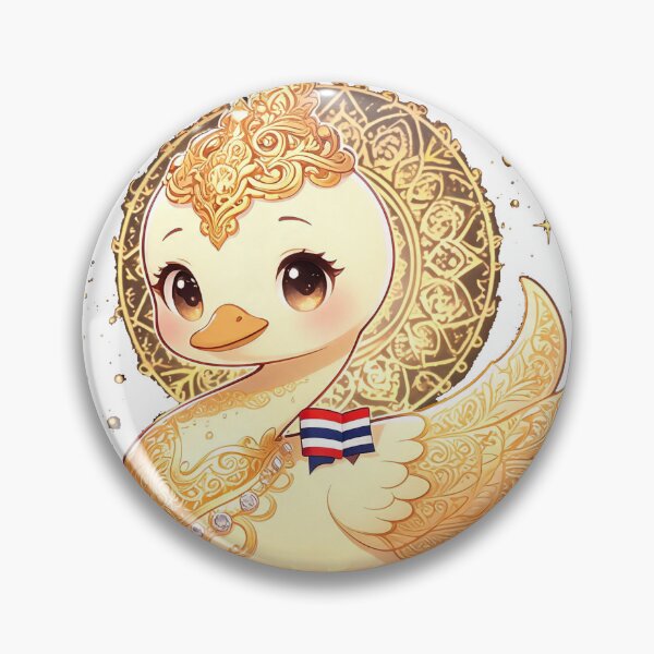 Item preview, Swan — Cute Thai Himmapan Mythical Creature designed and sold by NUFADE.