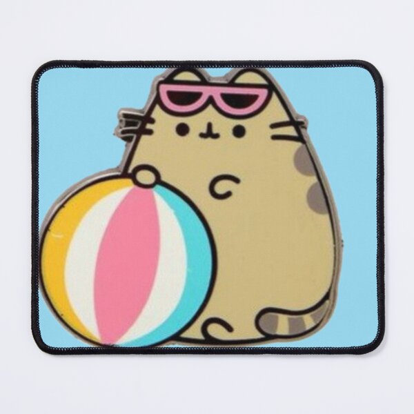 Item preview, Cute Summer Cat with Beach Ball | Kawaii Cat Sticker | Funny Vacation Kitty Aesthetic designed and sold by Feminine Energy Studio .