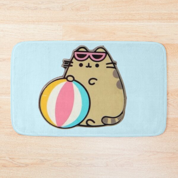 Item preview, Cute Summer Cat with Beach Ball | Kawaii Cat Sticker | Funny Vacation Kitty Aesthetic designed and sold by Feminine Energy Studio .