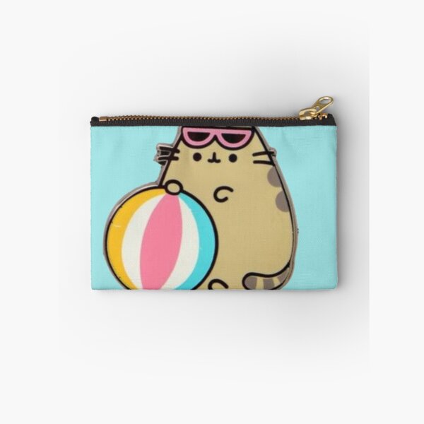 Item preview, Cute Summer Cat with Beach Ball | Kawaii Cat Sticker | Funny Vacation Kitty Aesthetic designed and sold by Feminine Energy Studio .