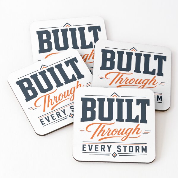 Item preview, Built Through Every Storm Resilience and Strength Quote designed and sold by the-dovlat.