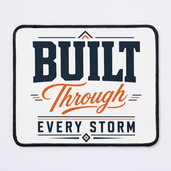 Item preview, Built Through Every Storm Resilience and Strength Quote designed and sold by the-dovlat.