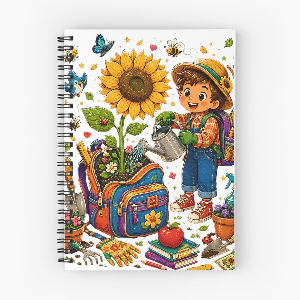 Item preview, Gardening Back to School T-Shirt, Cute Garden Student Gift, Sunflower School Graphic Tee, Future Gardener Shirt, Nature Lover Apparel designed and sold by Velnoxar.