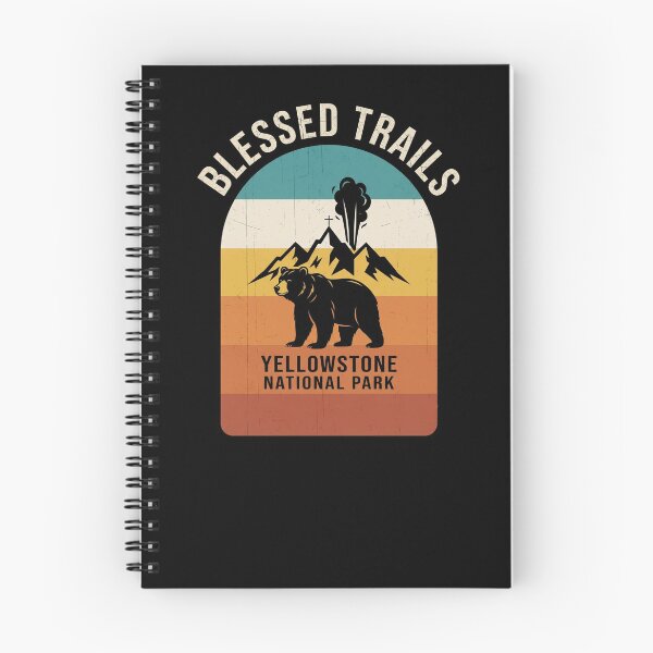 Item preview, Blessed Trails Yellowstone National Park Bear Cross Travel Crew designed and sold by Yellowriversss.
