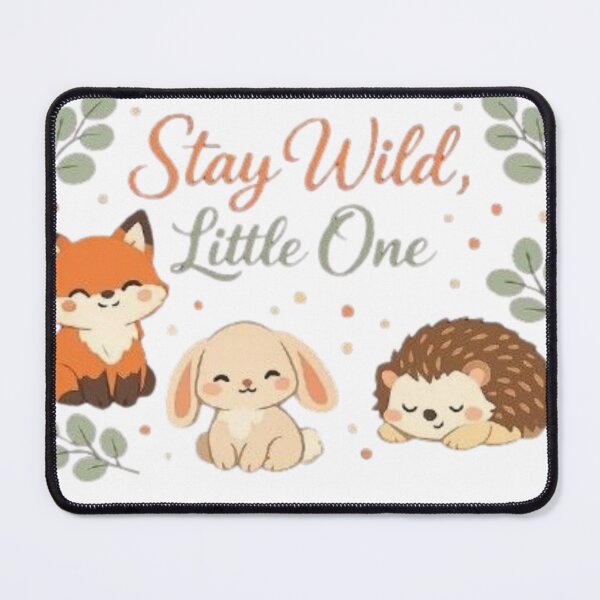 Item preview, Stay Wild Little One | Cute Woodland Animals Nursery Design | Fox Bunny He designed and sold by HoMya.