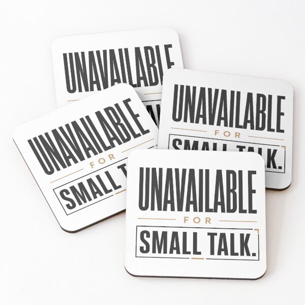 Item preview, Unavailable for Small Talk Focus Mindset Quote designed and sold by the-dovlat.