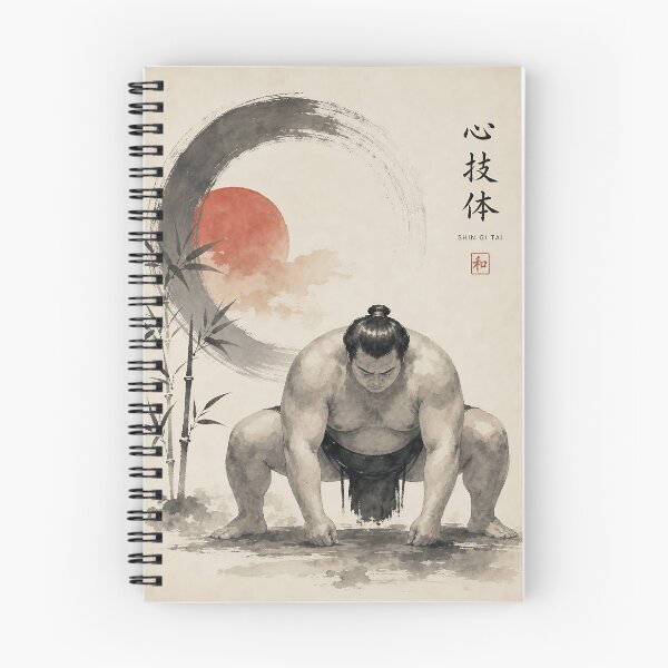 Item preview, Sumo – Japandi Watercolor Zen Art designed and sold by Jandedan.