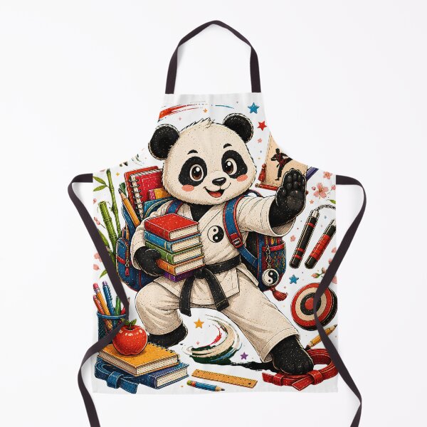Item preview, Martial Arts Panda Back to School T-Shirt, Karate Student Gift, Cute Kung Fu Panda Graphic Tee, Taekwondo School Shirt, Kids Dojo Apparel designed and sold by Velnoxar.