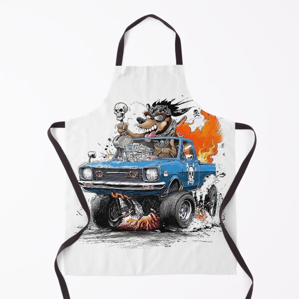 Item preview, Kustom Kulture Cartoon Rat Rod Monster Truck Sticker designed and sold by sunnthreads.