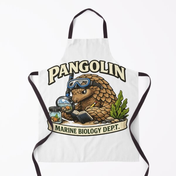 Item preview, Pangolin Marine Biologist Funny Office Mascot designed and sold by TheRealTaria.
