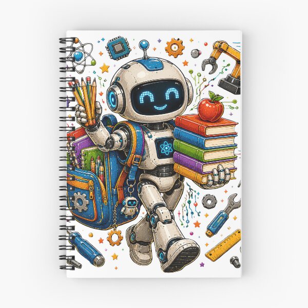 Item preview, Robot Back to School T-Shirt, STEM Student Gift, Cute AI Robot Graphic Tee, Future Engineer Shirt, Science School Apparel designed and sold by Velnoxar.