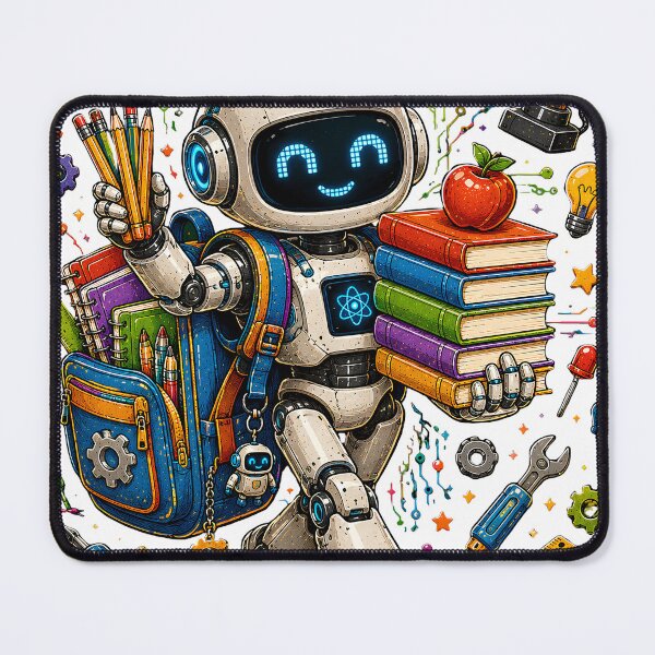 Item preview, Robot Back to School T-Shirt, STEM Student Gift, Cute AI Robot Graphic Tee, Future Engineer Shirt, Science School Apparel designed and sold by Velnoxar.