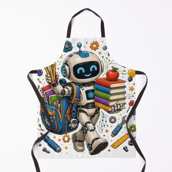 Item preview, Robot Back to School T-Shirt, STEM Student Gift, Cute AI Robot Graphic Tee, Future Engineer Shirt, Science School Apparel designed and sold by Velnoxar.