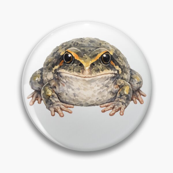 Artikelvorschau, Pobblebonk Frog Watercolour Illustration entworfen und verkauft von Jaruart.