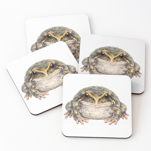 Item preview, Pobblebonk Frog Watercolour Illustration designed and sold by Jaruart.