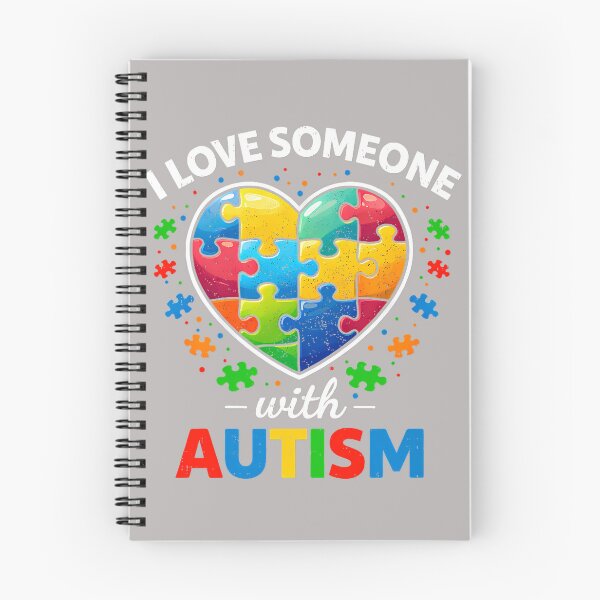 Item preview, I Love Someone with Autism Awareness Teacher Mom Dad Family designed and sold by ArleneRowe.