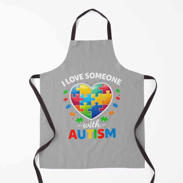 Item preview, I Love Someone with Autism Awareness Teacher Mom Dad Family designed and sold by ArleneRowe.
