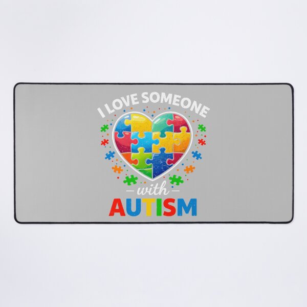 Item preview, I Love Someone with Autism Awareness Teacher Mom Dad Family designed and sold by ArleneRowe.