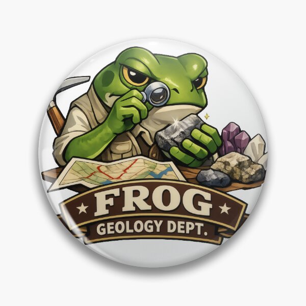 Item preview, Frog Geology Club Funny Office Mascot designed and sold by TheRealTaria.