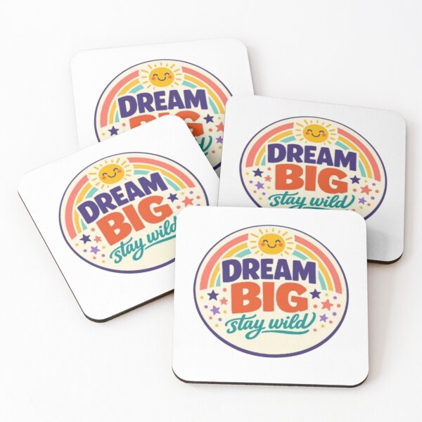 Item preview, Dream Big Stay Wild – Motivational Quote designed and sold by HoMya.
