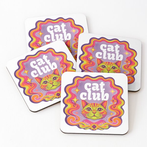 Item preview, Mystic Groovy Cat Club design designed and sold by weedleaf420.