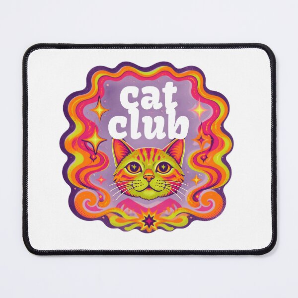 Item preview, Mystic Groovy Cat Club design designed and sold by weedleaf420.