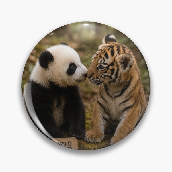 Artikelvorschau, Baby Panda Tiger Wild Love Cute Animals entworfen und verkauft von BagFactoryUK.