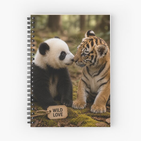 Item preview, Baby Panda Tiger Wild Love Cute Animals designed and sold by BagFactoryUK.