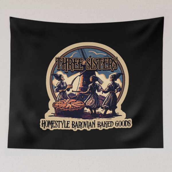 Item preview, Three Sisters Bakery Logo Art designed and sold by JonathonWinter.