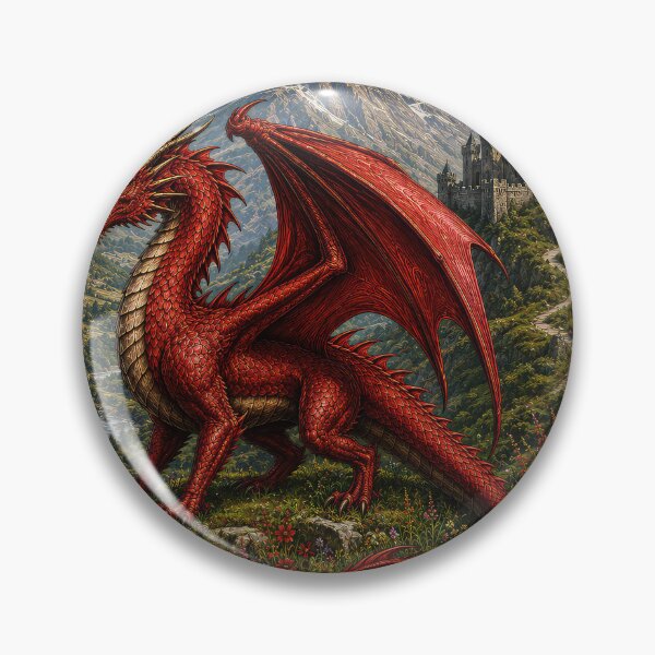 Item preview, Welsh Dragon Wales designed and sold by thewandswant.