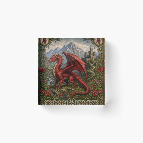Item preview, Welsh Dragon Wales designed and sold by thewandswant.