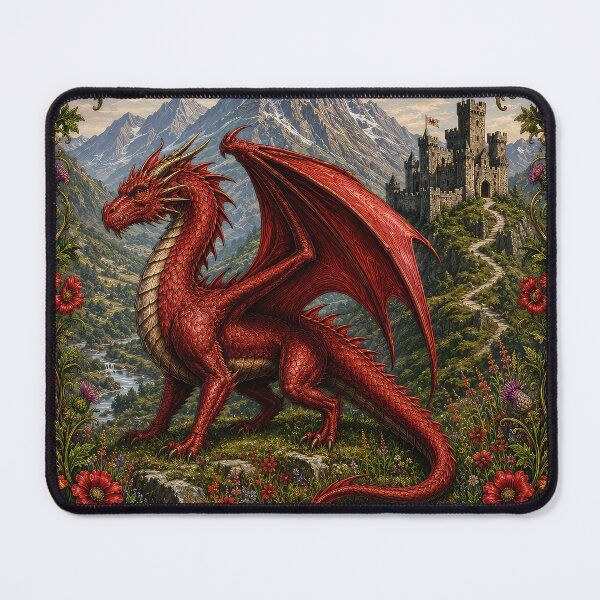 Item preview, Welsh Dragon Wales designed and sold by thewandswant.