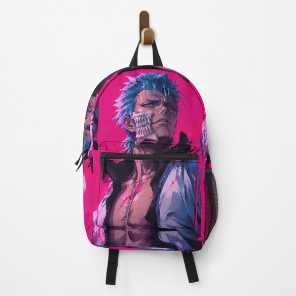 Item preview, Grimmjow | Neon Skull Mask Warrior | Blue-Haired Dark Fantasy Anime Portrait | Gothic Manga Inspired Digital Art designed and sold by Dyan4.