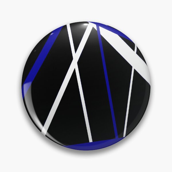 Item preview, Bold Dark-Blue Diagonal Lines White Accents designed and sold by taiche.