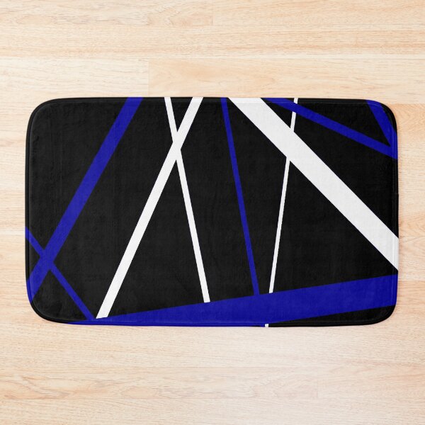 Item preview, Bold Dark-Blue Diagonal Lines White Accents designed and sold by taiche.