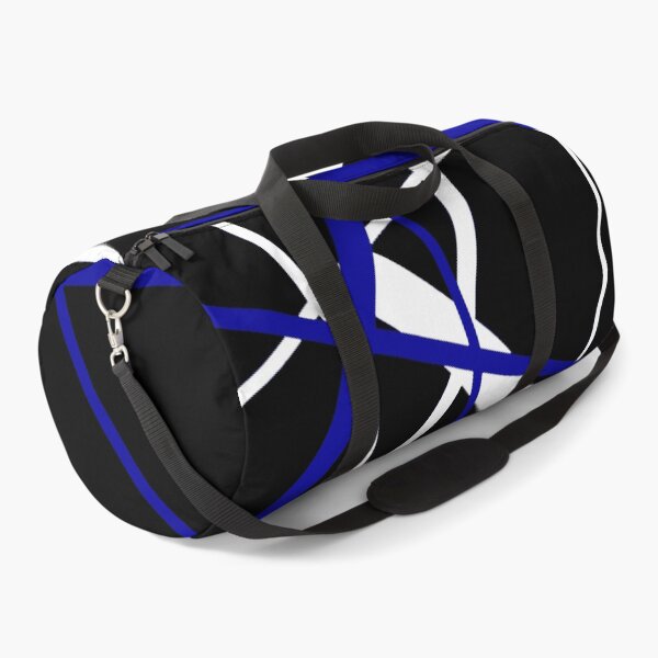 Item preview, Bold Dark-Blue Diagonal Lines White Accents designed and sold by taiche.