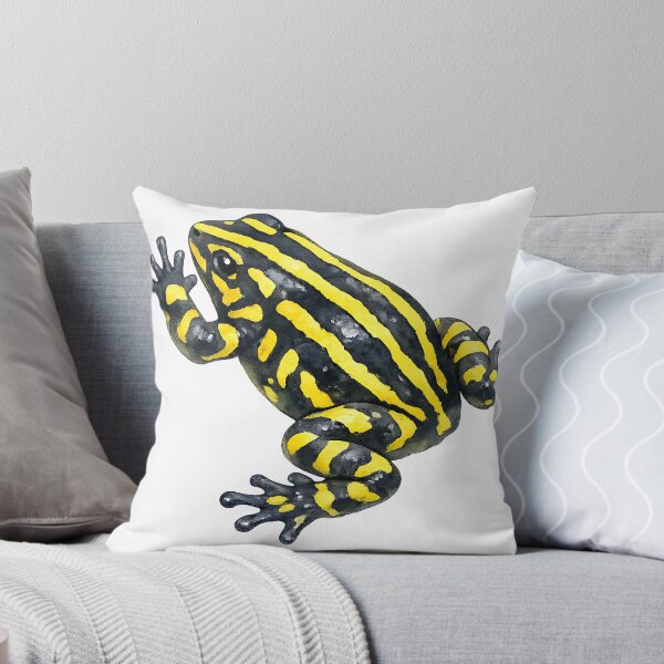 Item preview, Corroboree Frog Watercolour Painting designed and sold by Jaruart.