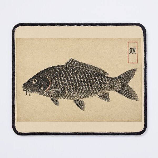 Item preview, Common Carp Gyotaku Fish Print — Angler's Woodblock No. 1 Japanese Woodblock designed and sold by Planthem.