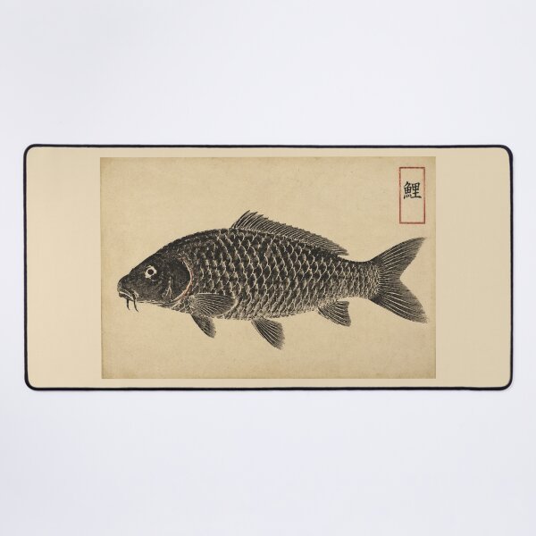 Item preview, Common Carp Gyotaku Fish Print — Angler's Woodblock No. 1 Japanese Woodblock designed and sold by Planthem.