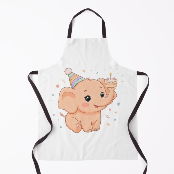 Item preview, A Cheery Baby Elephant - Pastel Soft Orange, Birthday Gift designed and sold by DigitfanStudio.