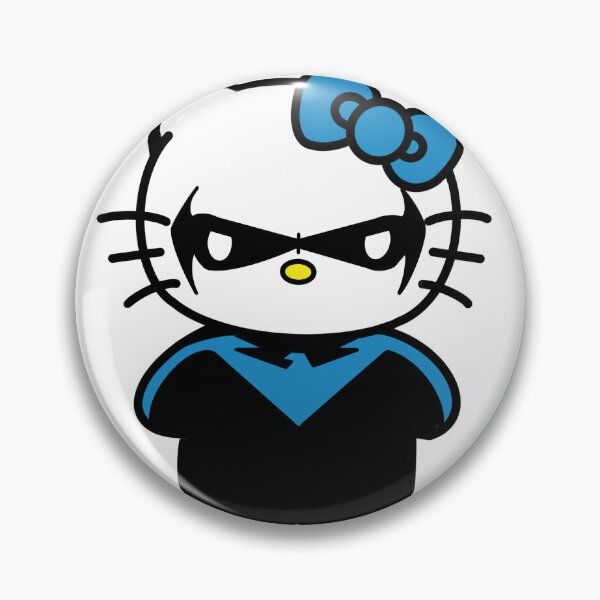 Item preview, Nightwing hello kitty designed and sold by Thing3of4girlie.