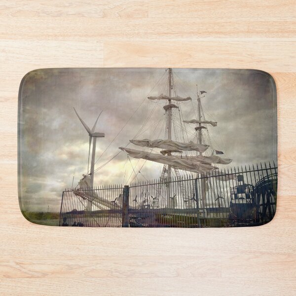 Item preview, Tall Ship Royalist on The River Blyth with Artistic Filter designed and sold by Violaman.