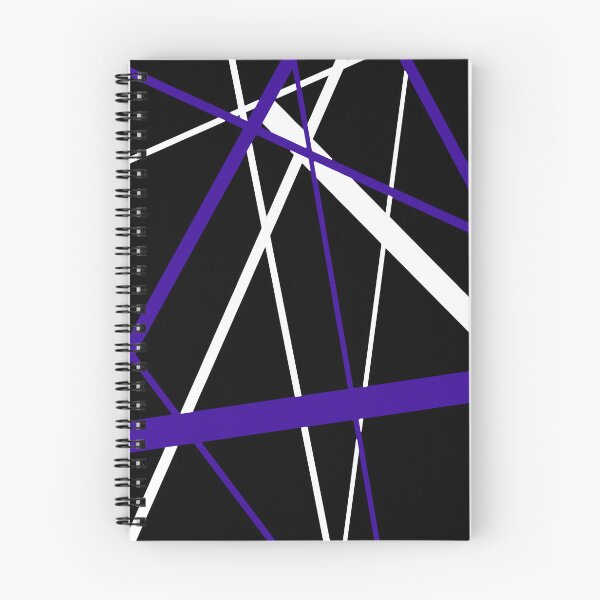 Item preview, Bold Violet-Blue Diagonal Lines White Accents designed and sold by taiche.