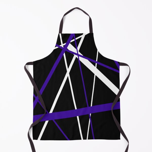 Item preview, Bold Violet-Blue Diagonal Lines White Accents designed and sold by taiche.