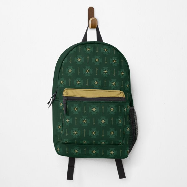 Item preview, Flower Knight Pattern - Jade Green and Gold 1 designed and sold by Daniel Bevis Design.