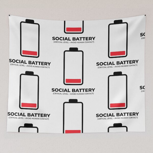 Item preview, Introvert Battery Low Need Alone Graphic designed and sold by FrankOliver.