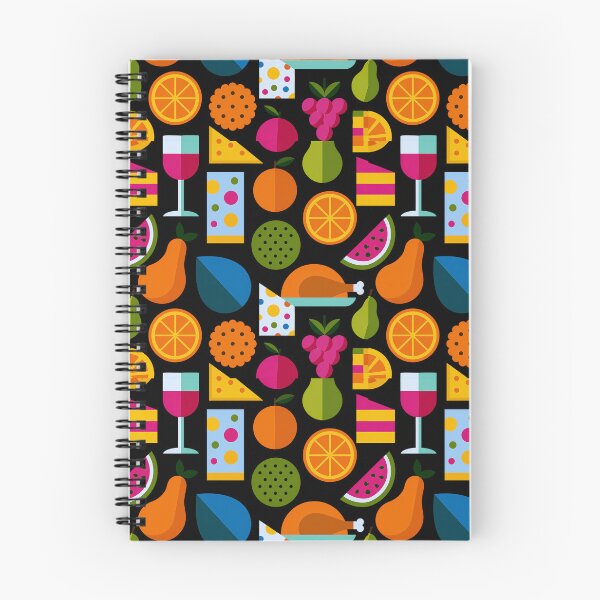 Item preview, Colorful Geometric Retro Food and Fruit Pattern designed and sold by colorful-white.