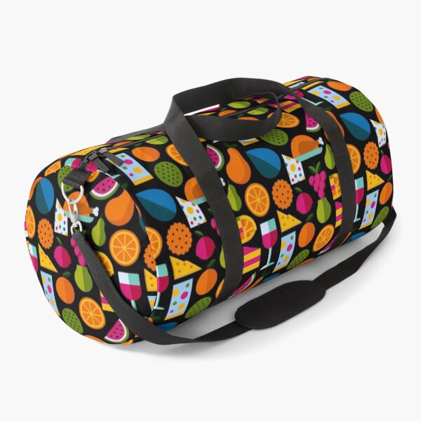 Item preview, Colorful Geometric Retro Food and Fruit Pattern designed and sold by colorful-white.