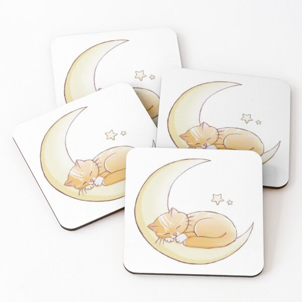 Artikelvorschau, Schlafende Halbmondkatze entworfen und verkauft von DreaySketcher.