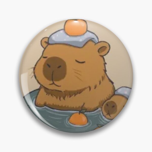 Item preview, Capybara Hot Spring designed and sold by DreaySketcher.